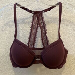 Auden Racerback Bra - Plum
